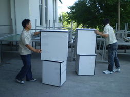 厦门搬家,搬工厂,搬学校,大型吊装起重 工作场景 好邦伲厦门搬家公司