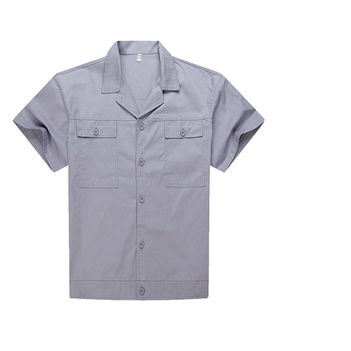 窈嘉夏季薄款工作服男套装 从工厂车间到家政服务，一套搞定职业形象与舒适